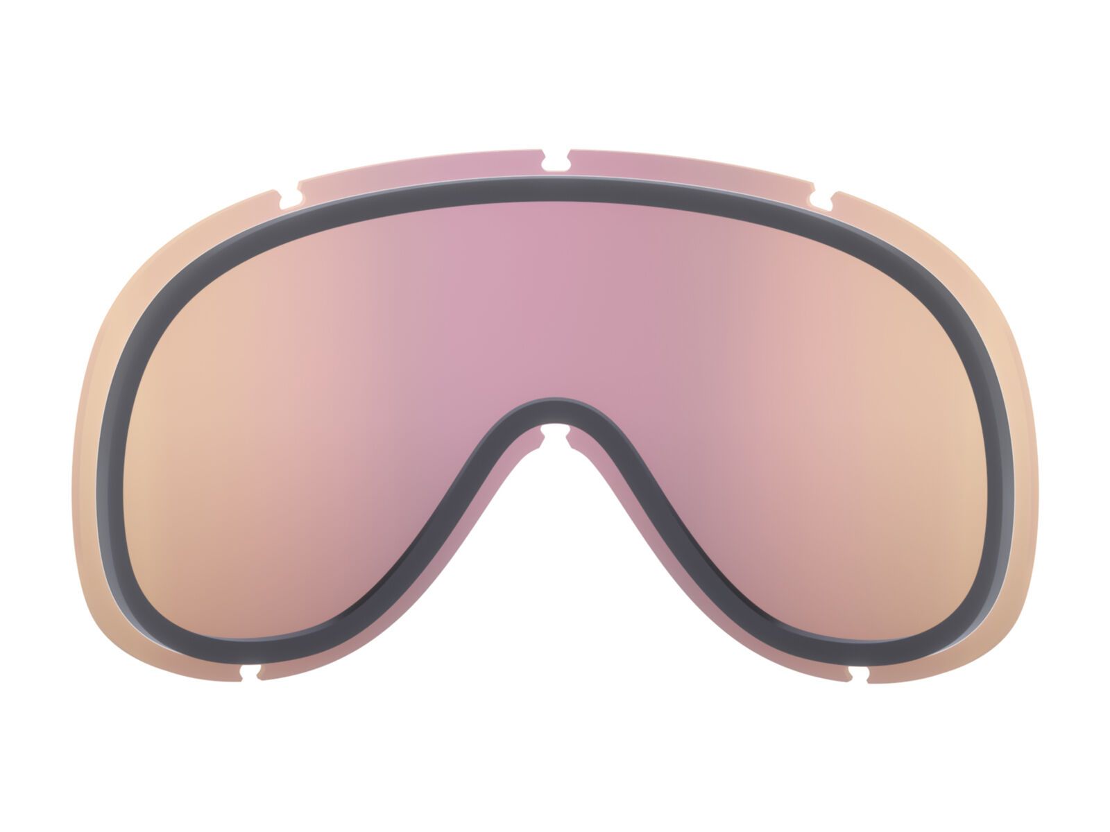 POC Retina Mid/Retina Mid Race Lens, Clarity Int. Partly Sunny Orange - Bild 2