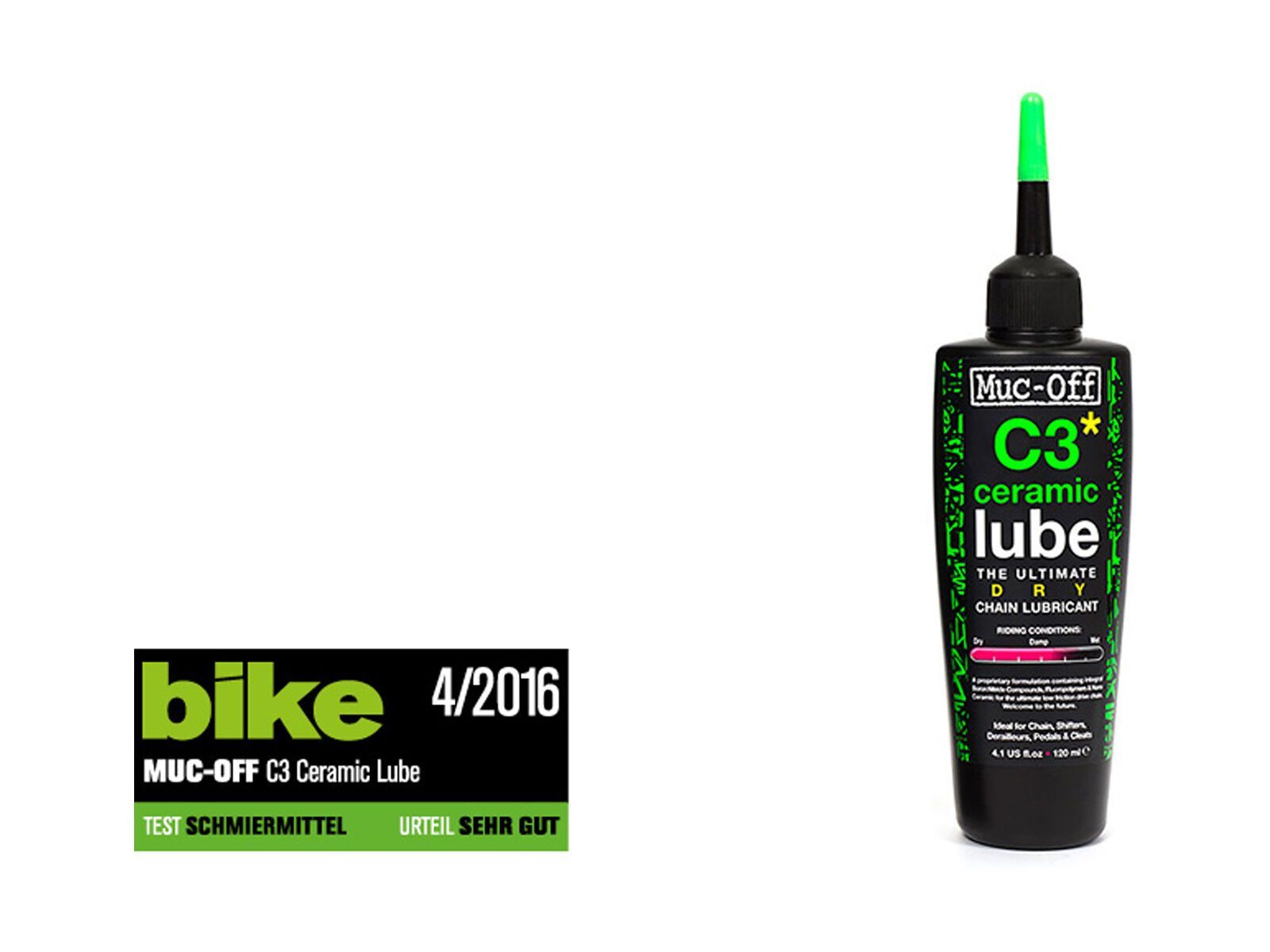 Muc-Off C3 Dry Weather Ceramic Lube - 120 ml - Bild 2