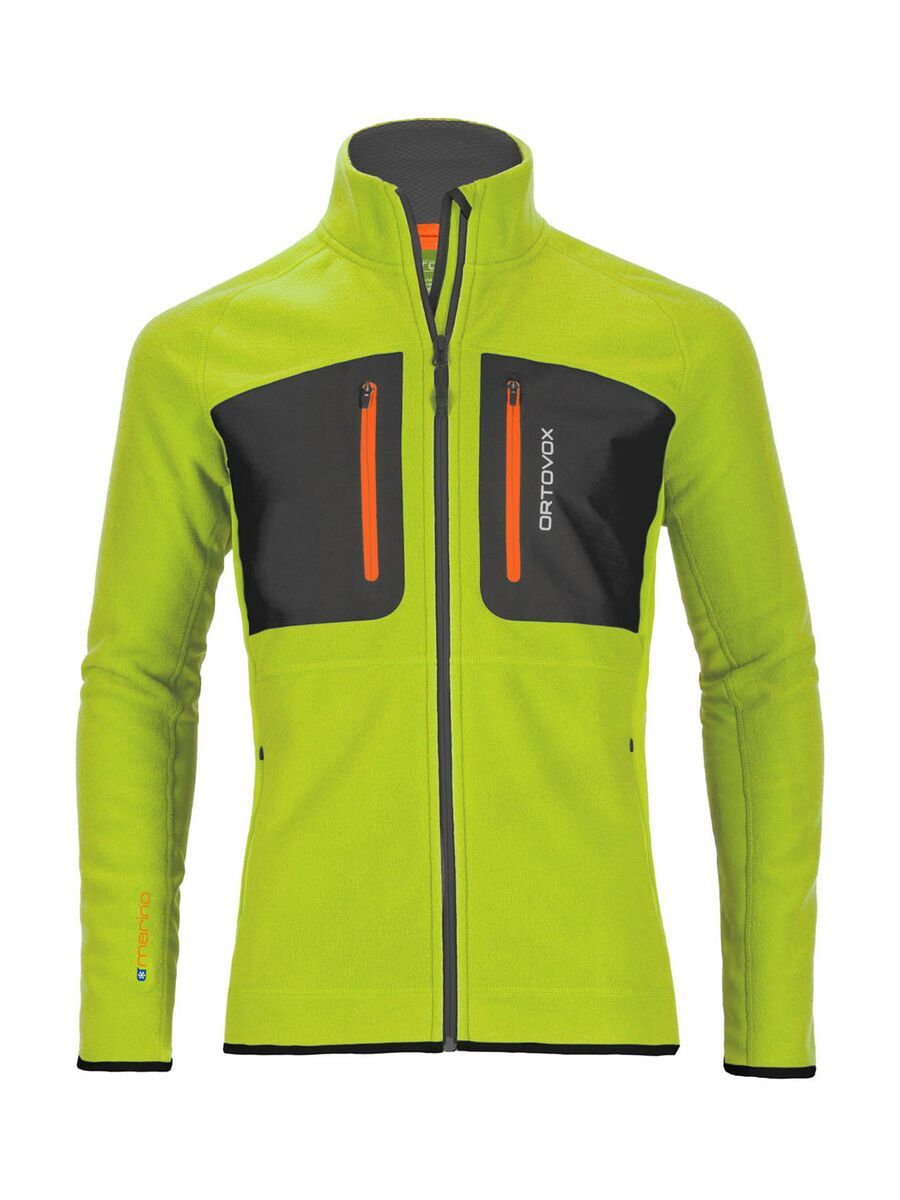 Ortovox Merino Tec-Fleece Jacket, happy green - Bild 1