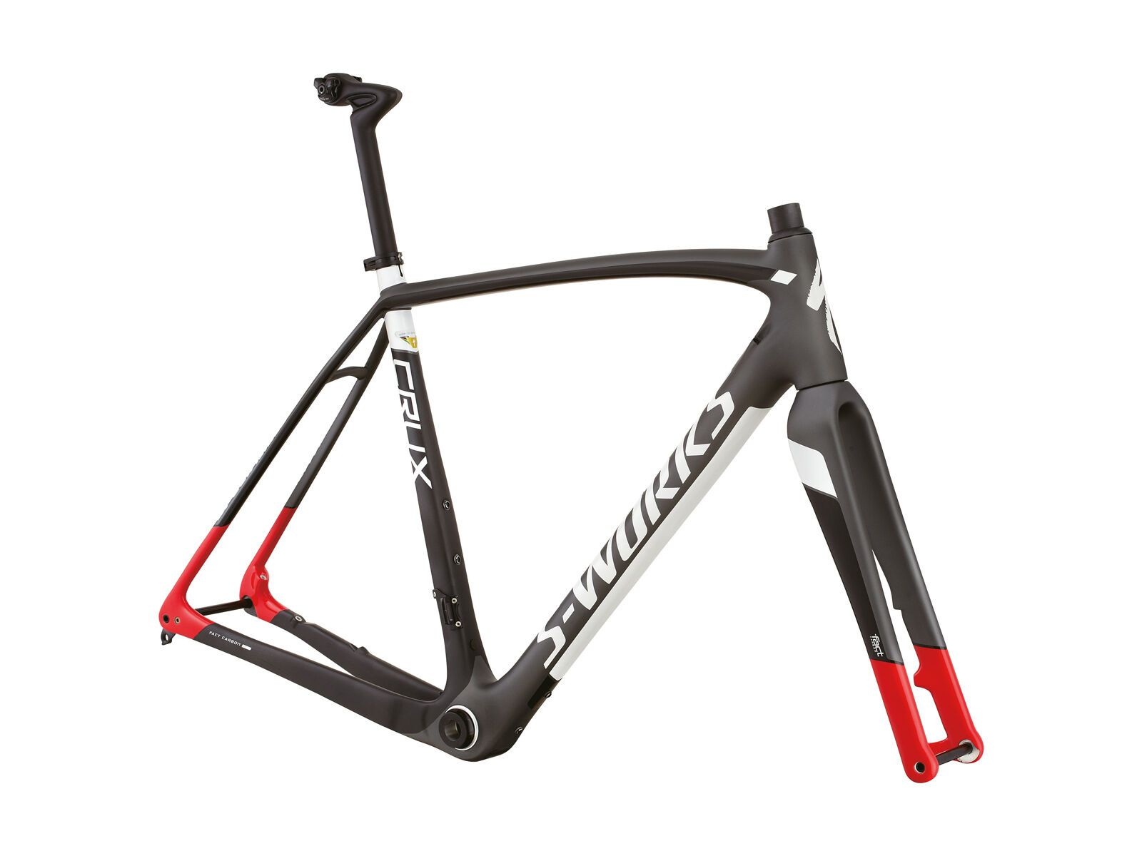 Specialized S-Works CruX Frameset, satin/gloss/carbon/charcoal/tarmac black/red - Bild 1