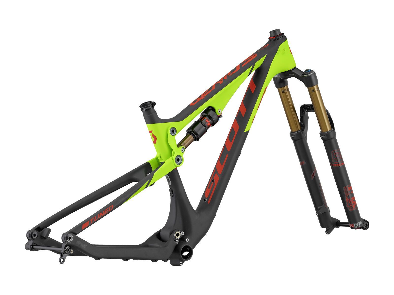 Scott Genius 900 Tuned Rahmenset, black/green/red - Bild 1