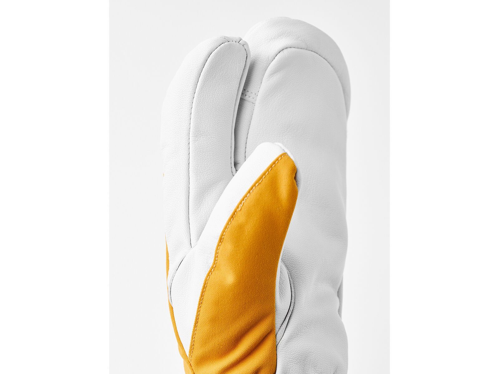 Hestra Army Leather Heli Ski 3 Finger, mustard - Bild 2