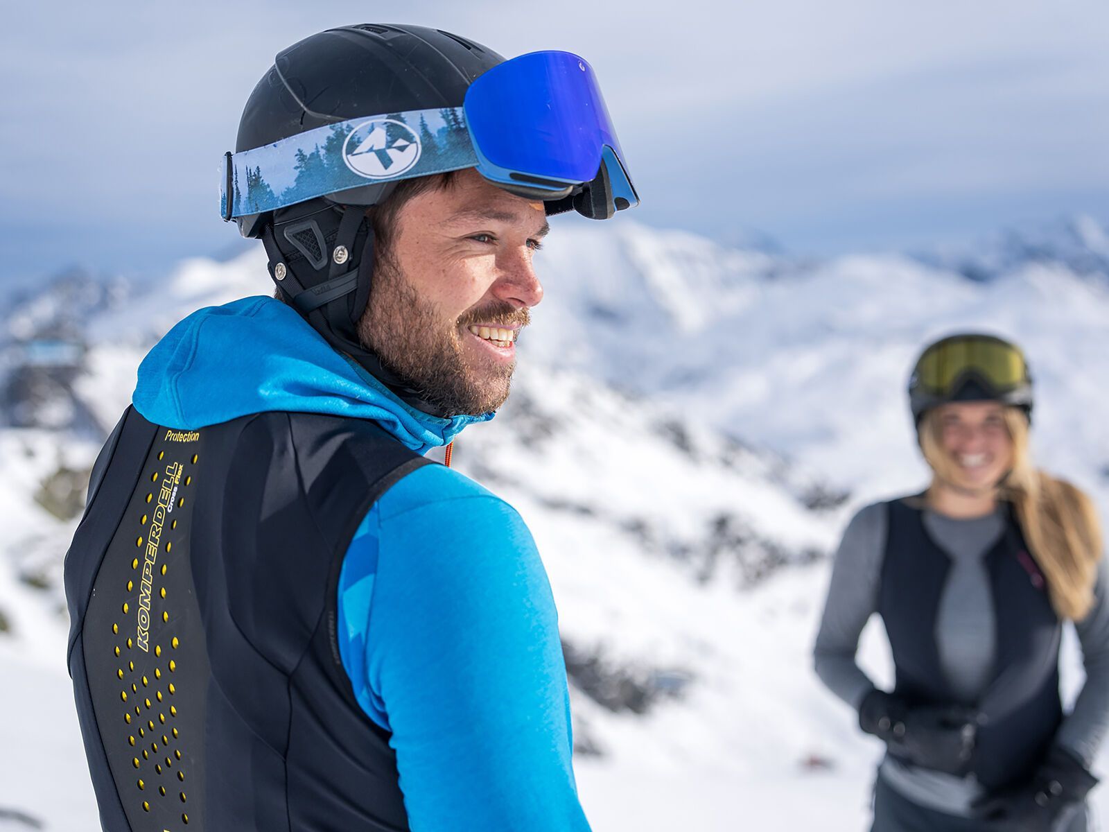 Komperdell Air Vest Light Men, black/yellow - Bild 4