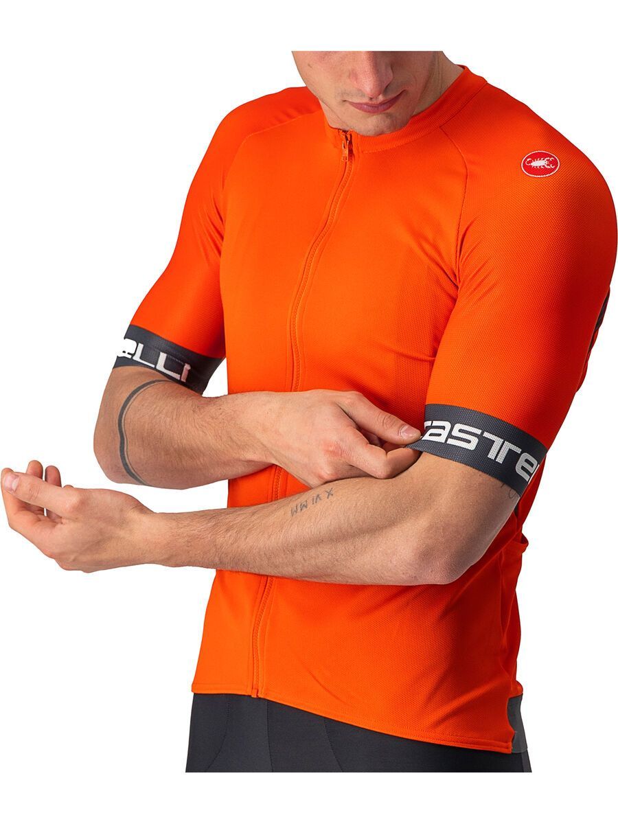 Castelli Entrata VI Jersey, fiery red/dark gray-ivory - Bild 5