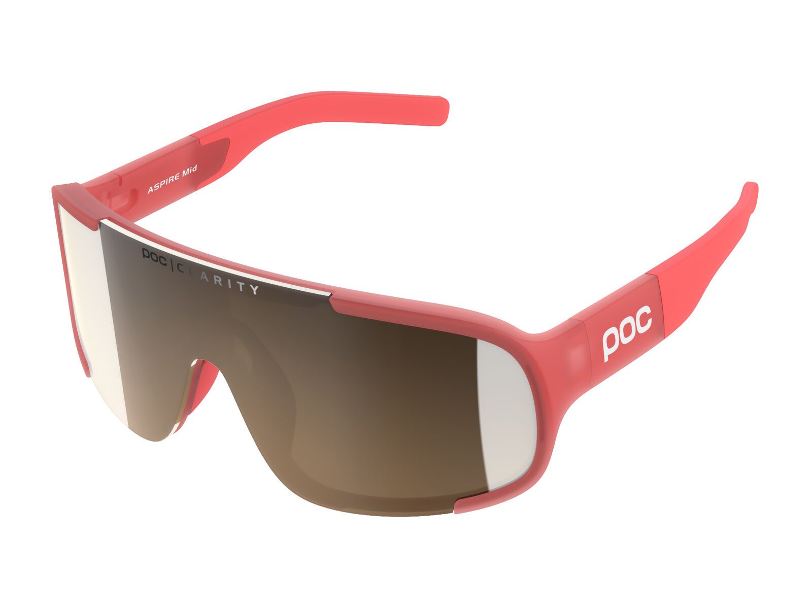 POC Aspire Mid, Clarity Trail Silver / ammolite coral transl. - Bild 1