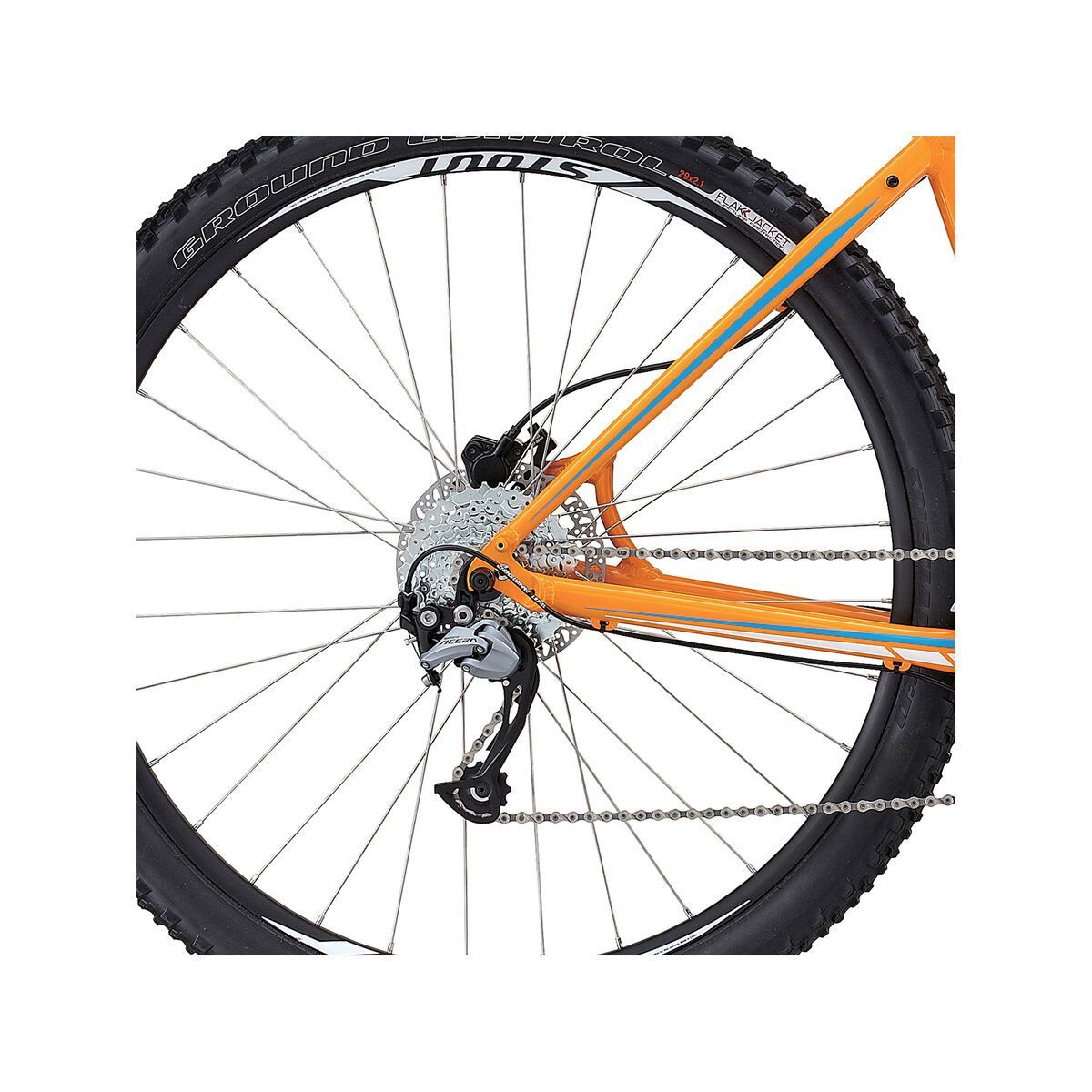 Specialized Rockhopper Sport 29, gloss gallardo orange/cyan/white - Bild 4