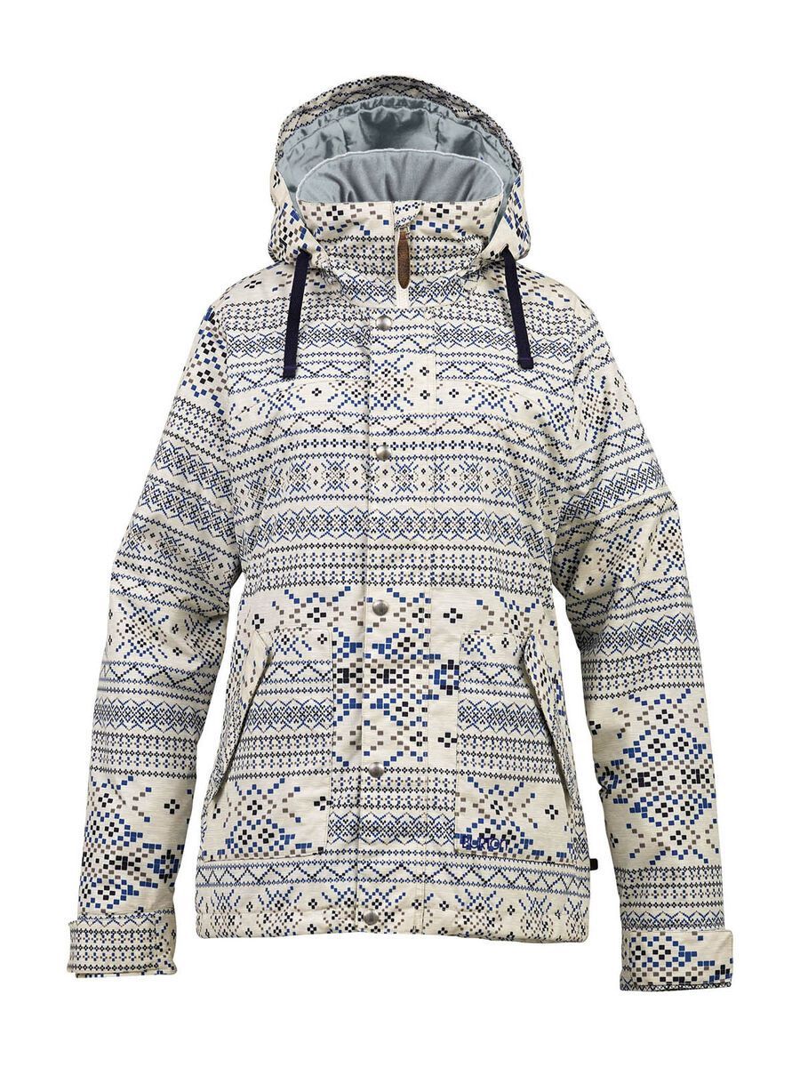 Burton Womens Ginger Jacket, Canvas Pixelated Fair Isle - Bild 1