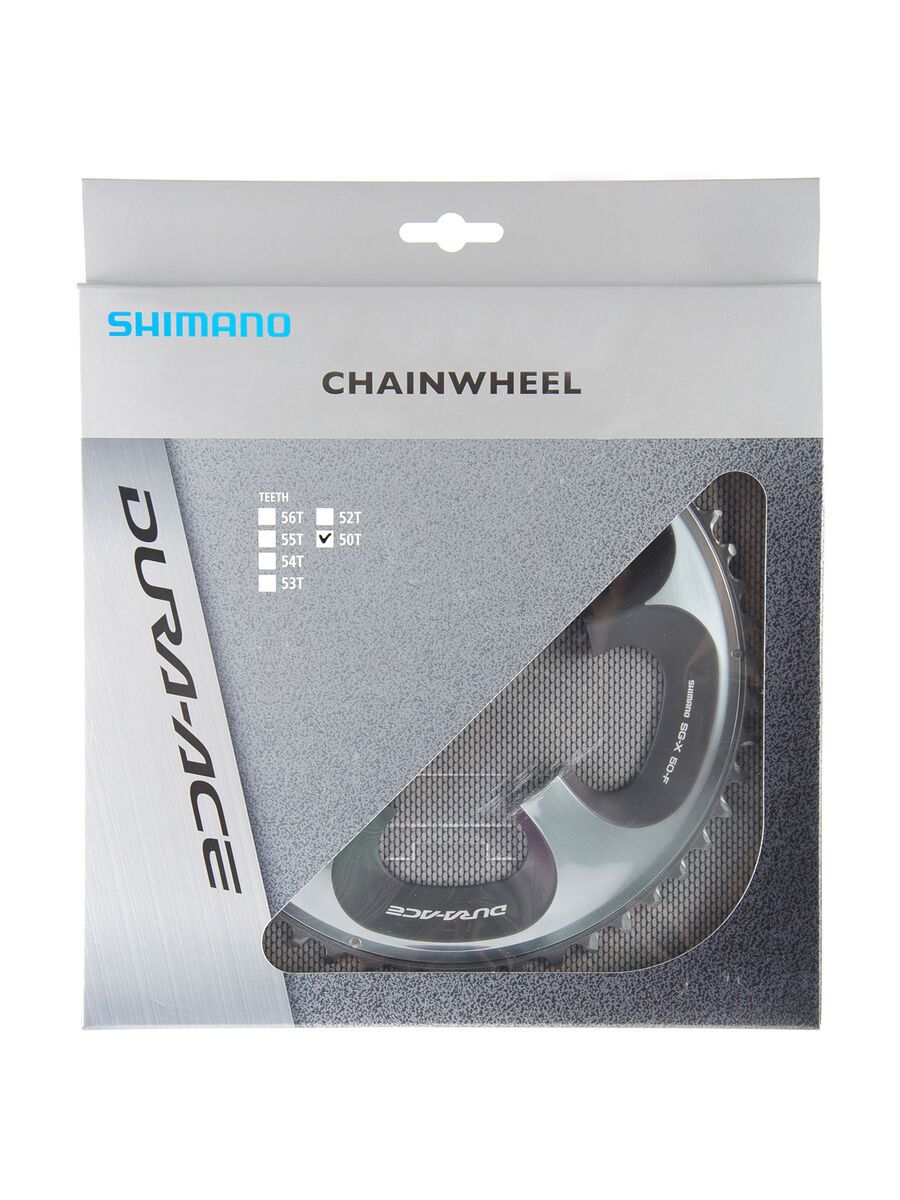 Shimano Kettenblätter Dura-Ace FC-7950 - 2x10 Compact, silber - Bild 1