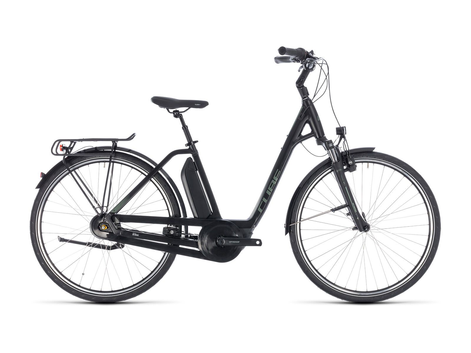 Cube Town Hybrid ONE RT 400 Easy Entry, black´n´frostgreen - Bild 1