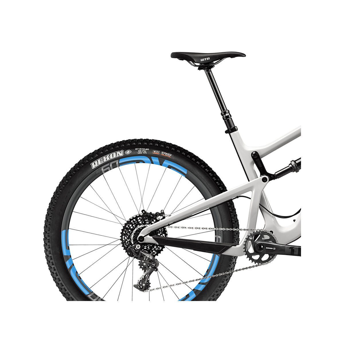 Santa Cruz Hightower CC X01 ENVE 27.5 Plus, gloss cannery grey and blue - Bild 6