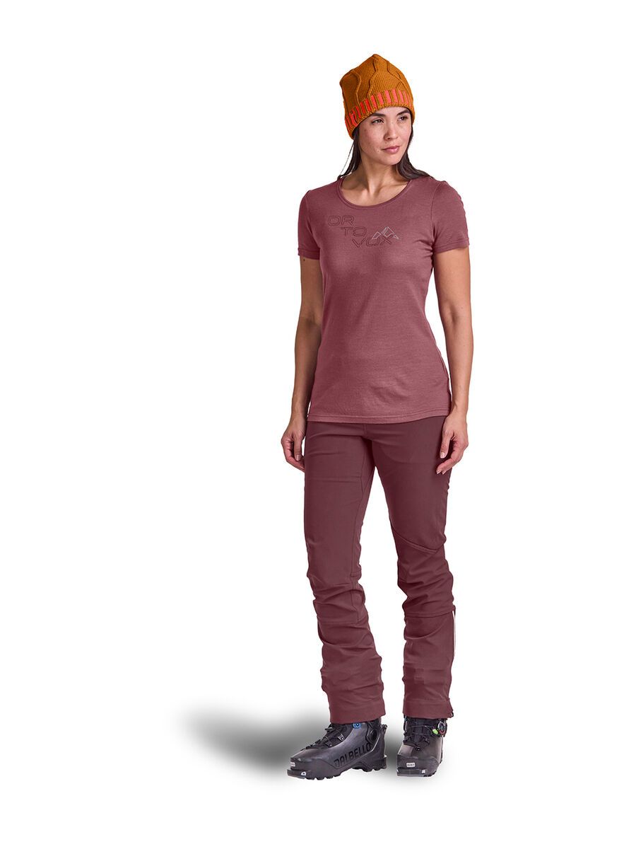 Ortovox 185 Merino Tangram Logo TS W, mountain rose - Bild 2