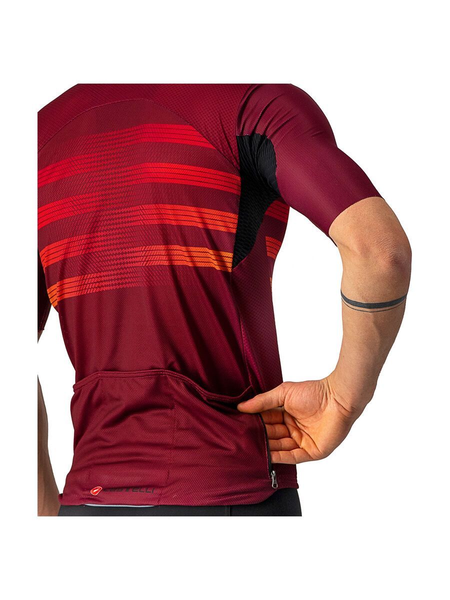 Castelli Endurance Pro Jersey, bordeaux/red-orange - Bild 6