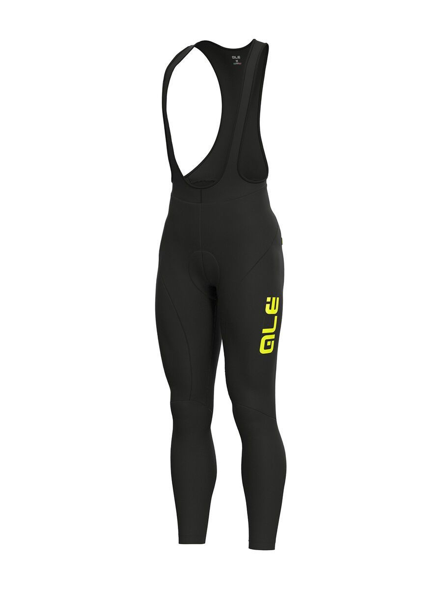 Ale Winter Bibtights, nero-glofluo/black-yellowfluo - Bild 1