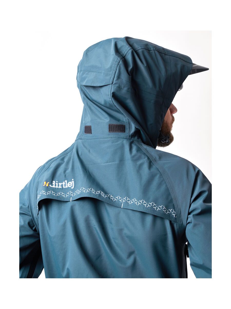 dirtlej DirtSuit Core Edition, steel blue/orange - Bild 11