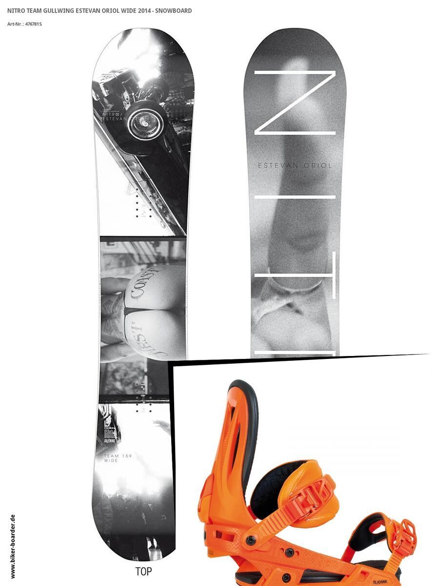 Set: Nitro Team Gullwing Estevan Oriol Wide  +  Blackhawk (476811S) - Bild 1