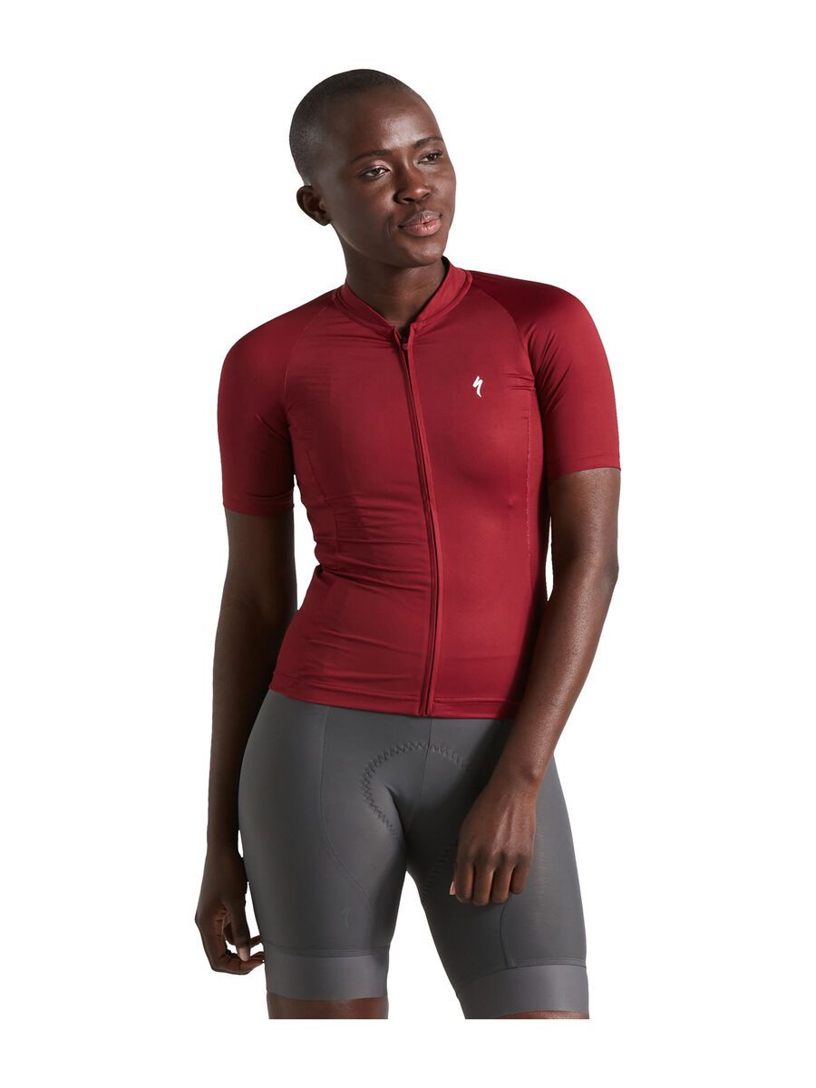 Specialized Women's SL Solid Short Sleeve Jersey, maroon - Bild 1