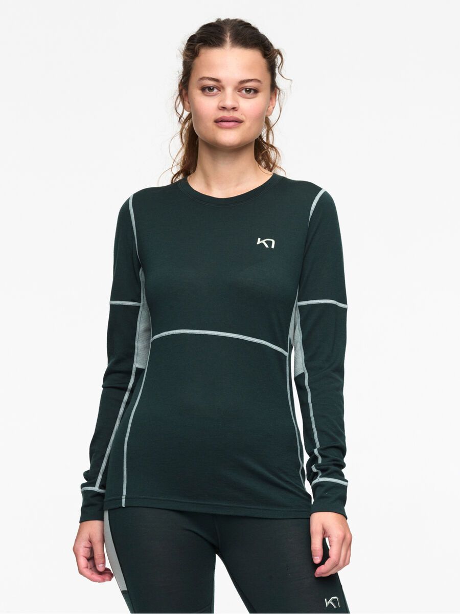 Kari Traa Lam Longsleeve, pine - Bild 3
