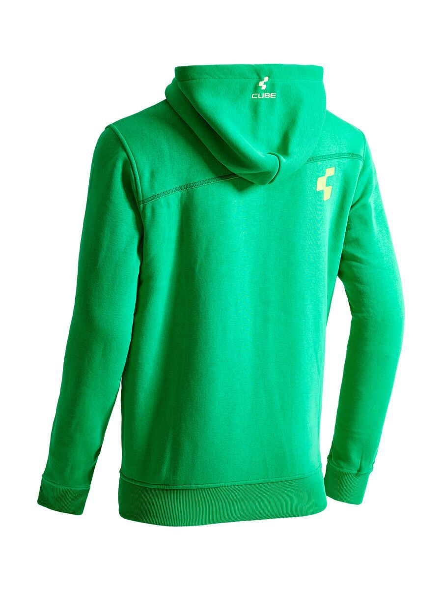 Cube Zip Hoody Diagonal, green - Bild 2