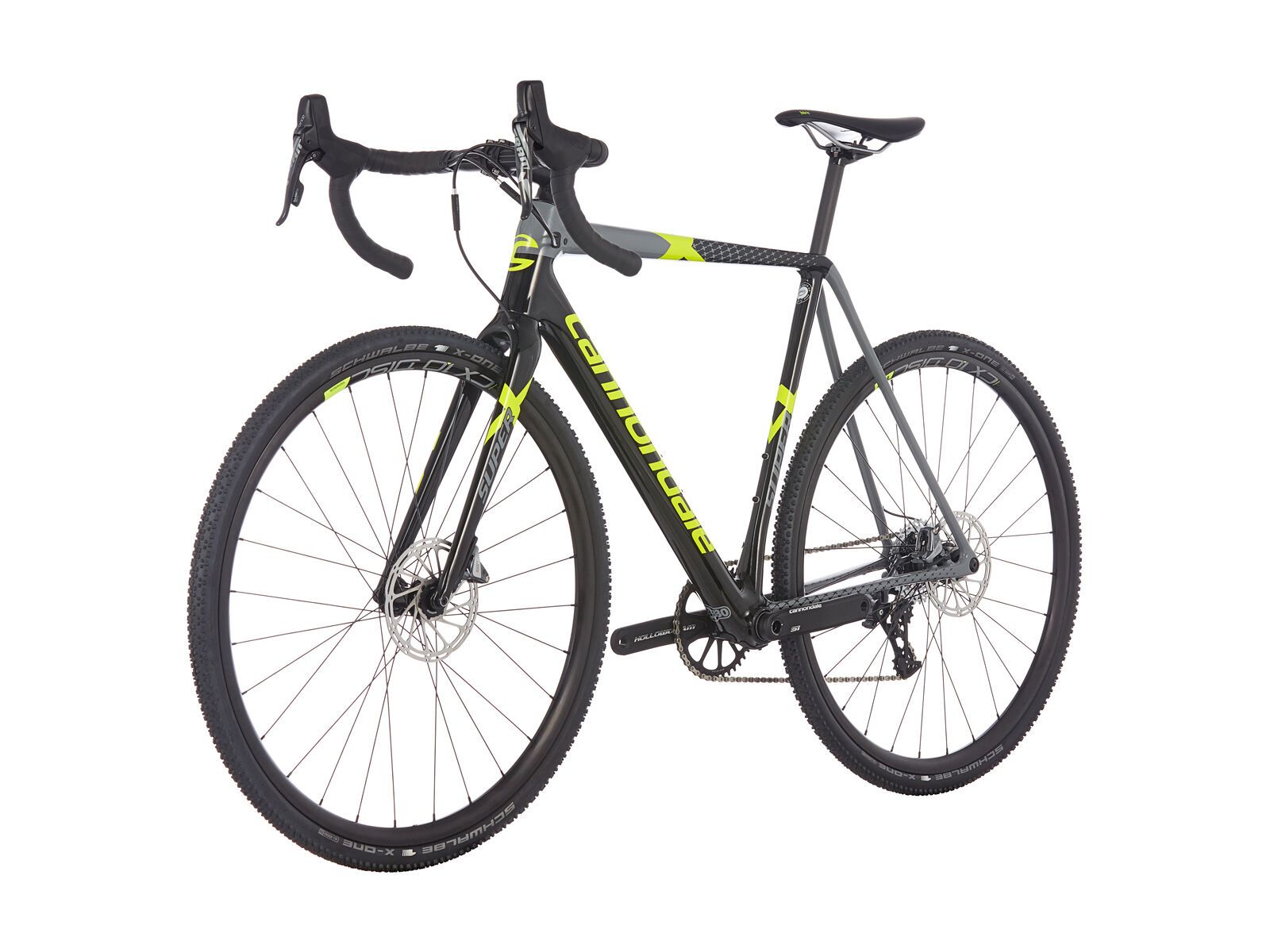 Cannondale SuperX Force 1, jet black w/ stealth gray and volt - gloss (sgy) - Bild 4