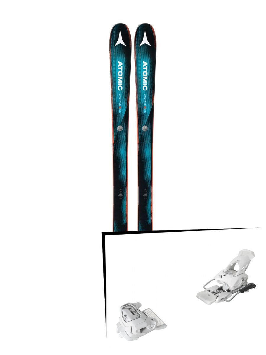 Set: Atomic Vantage 90 CTI 2018 + Tyrolia Attack² 12 GW matt white - Bild 1
