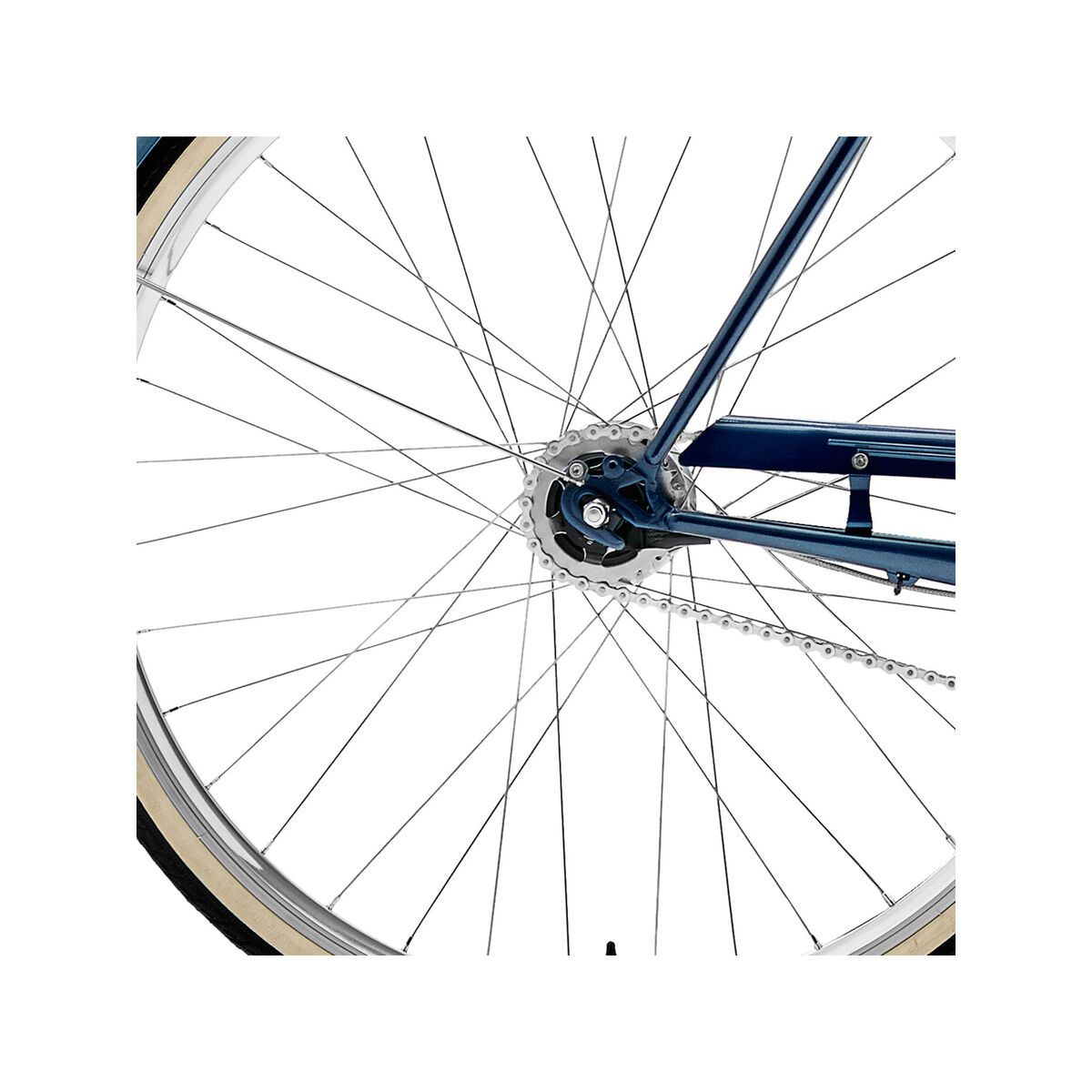 Creme Cycles Caferacer Man Solo, 3 Speed, deep blue - Bild 4