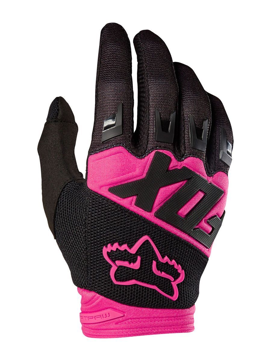Fox Dirtpaw Race Glove, black/pink - Bild 1