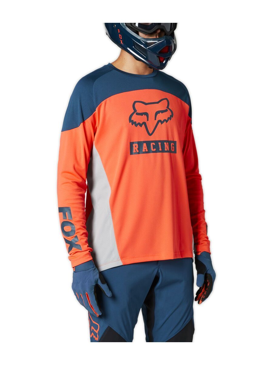 Fox Defend LS Jersey, atomic punch - Bild 1
