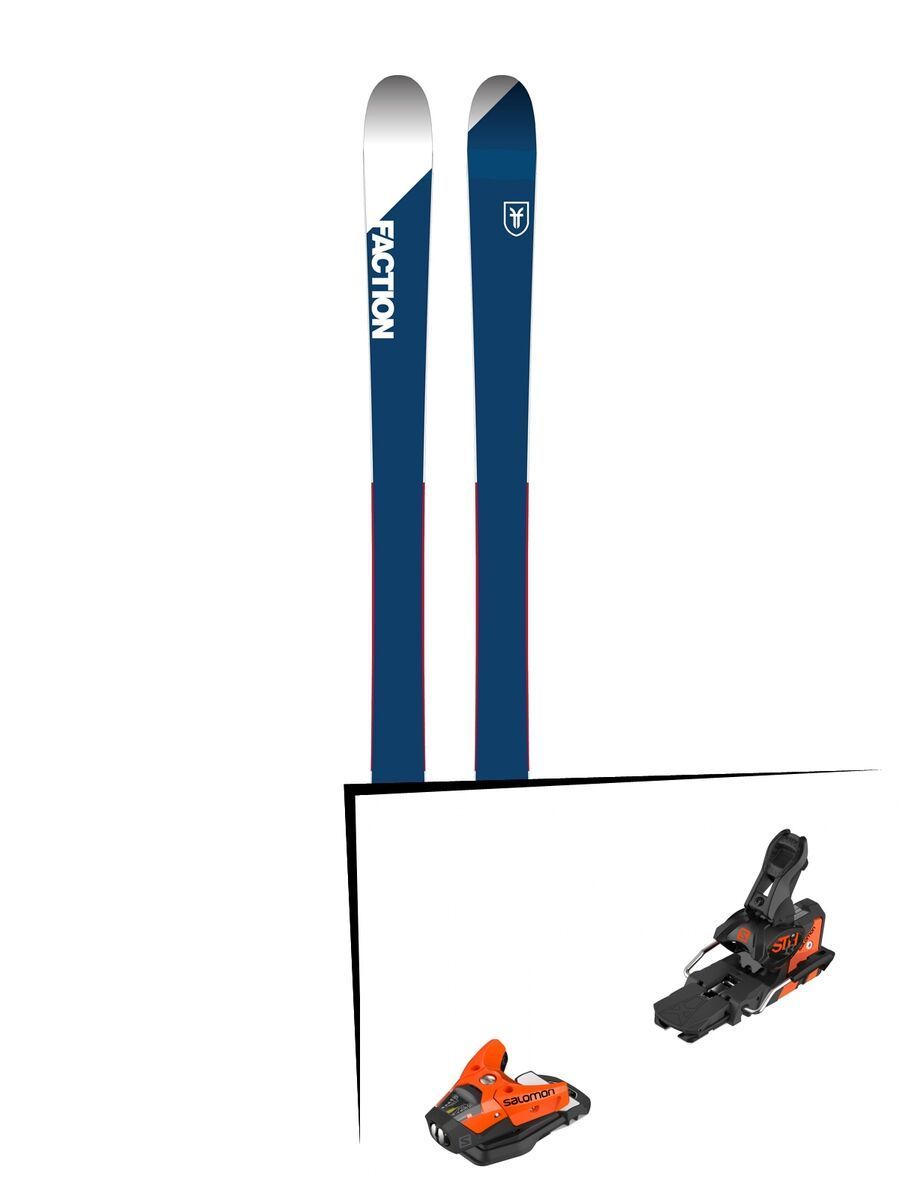 Set: Faction Candide 1.0 2018 + Salomon STH2 WTR 13 orange/black - Bild 1