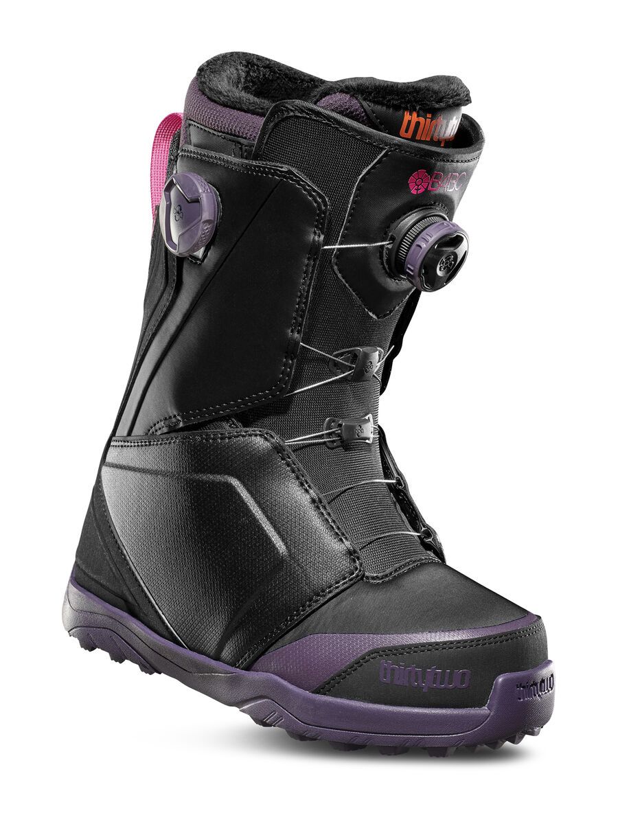 Thirtytwo W's Lashed Double Boa, black/purple - Bild 1