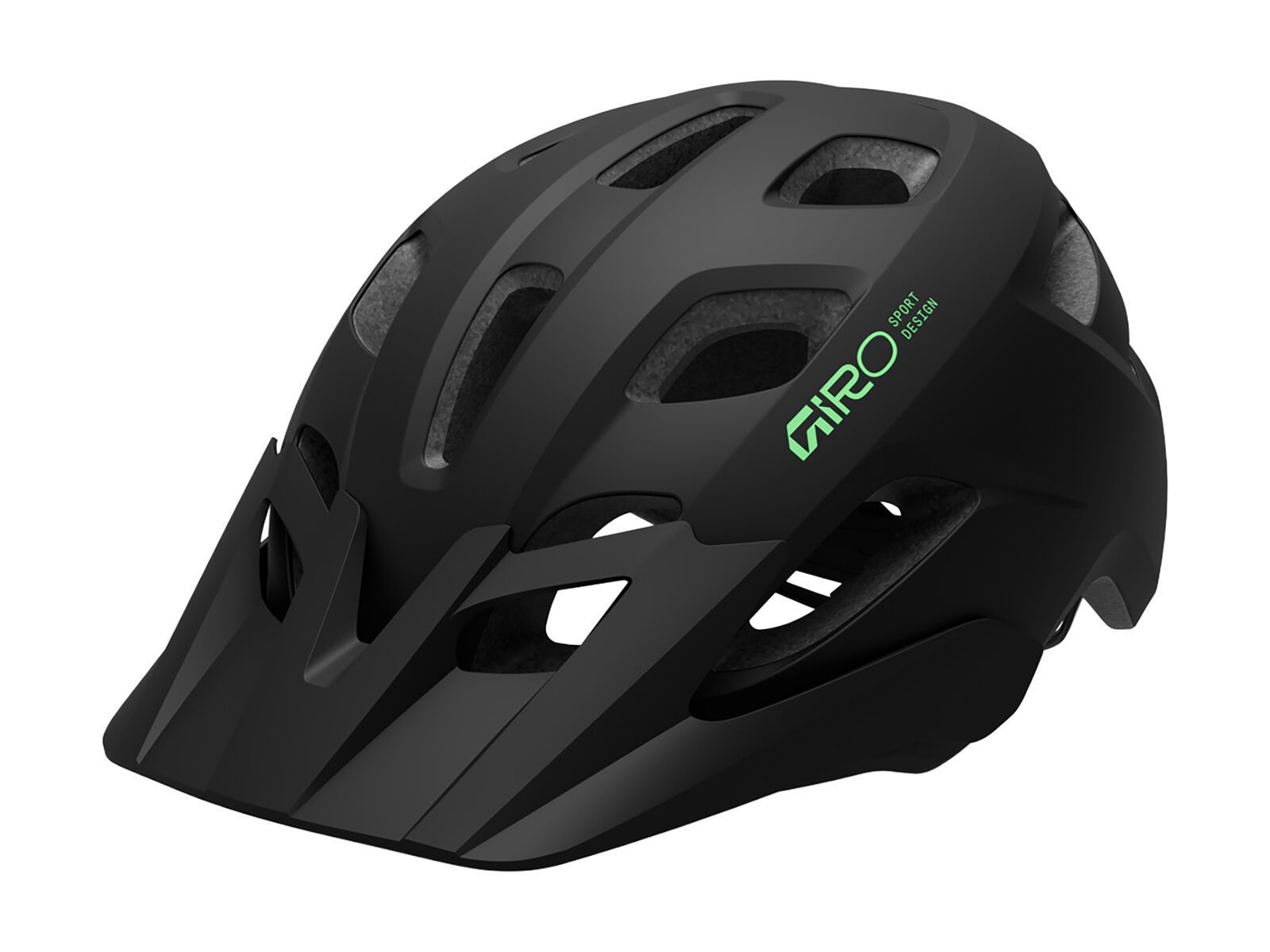 Giro Tremor Child MIPS, matte black/green - Bild 1