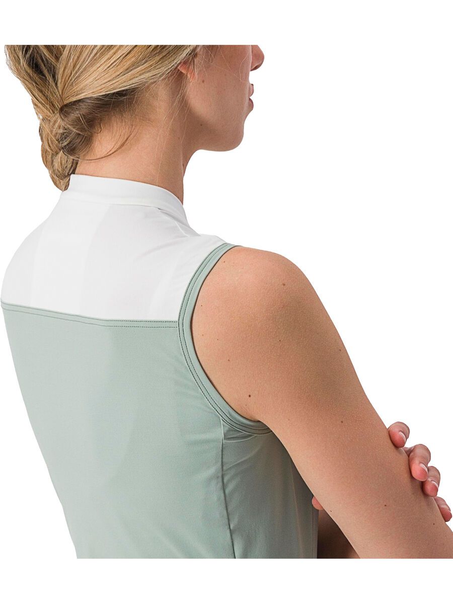 Castelli Solaris Sleeveless Jersey, defender green/ivory - Bild 3