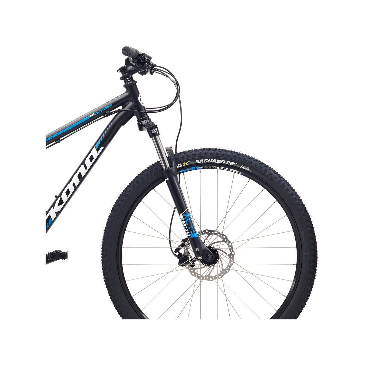 Kona Lava Dome, Matt Black w/White, Blue & Grey - Bild 5