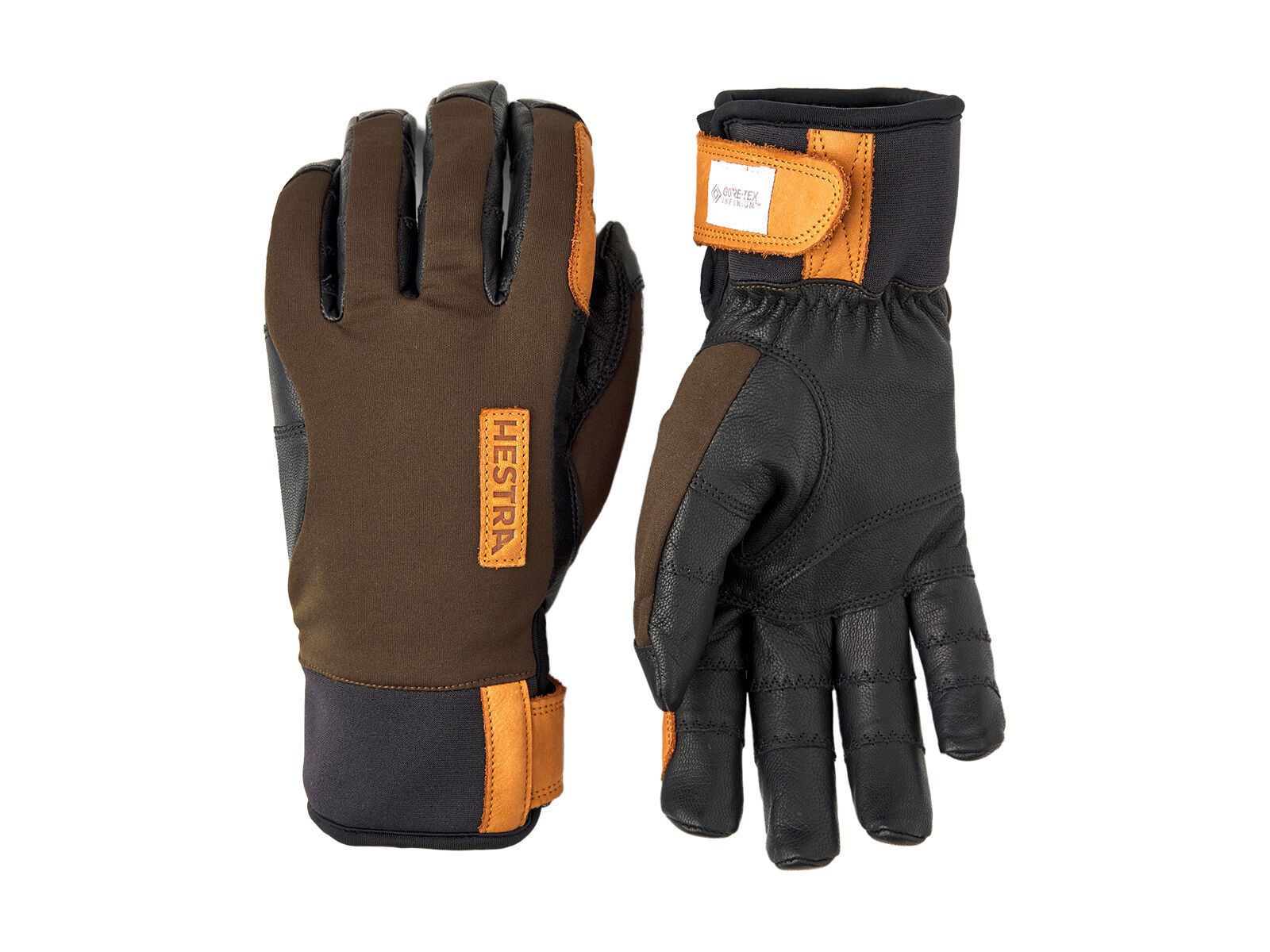 Hestra Ergo Grip Active Wool Terry 5 Finger, dark forest/black - Bild 1