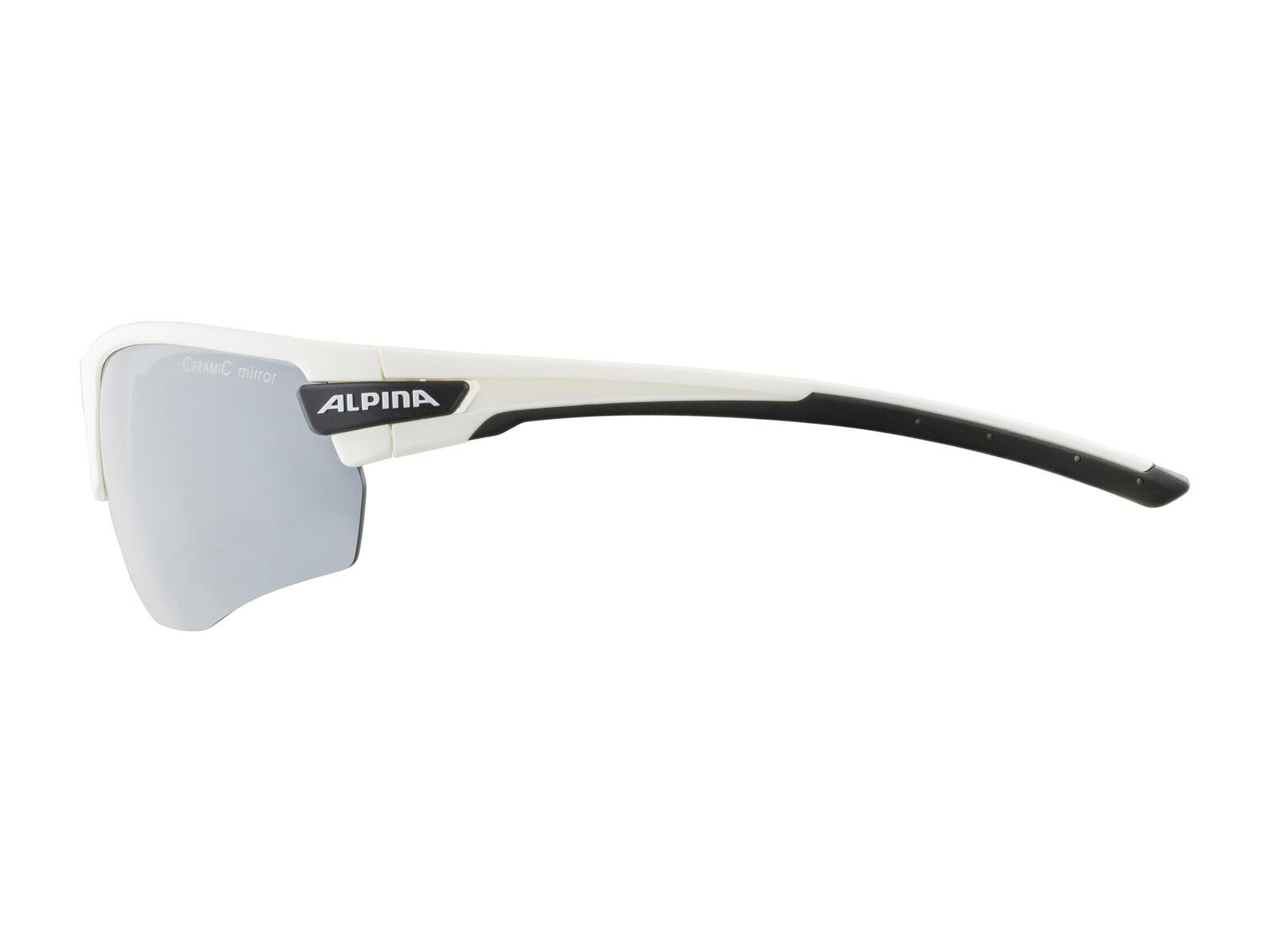 Alpina Tri-Scray 2.0 HR inkl. WS, white matt-black/Lens: ceramic mirror black - Bild 2