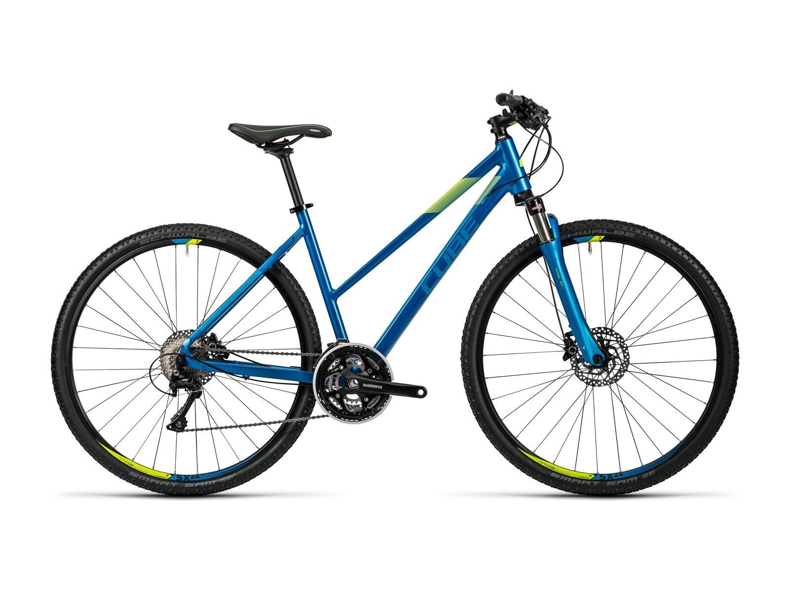 Cube Cross Trapeze, blue kiwi - Bild 1