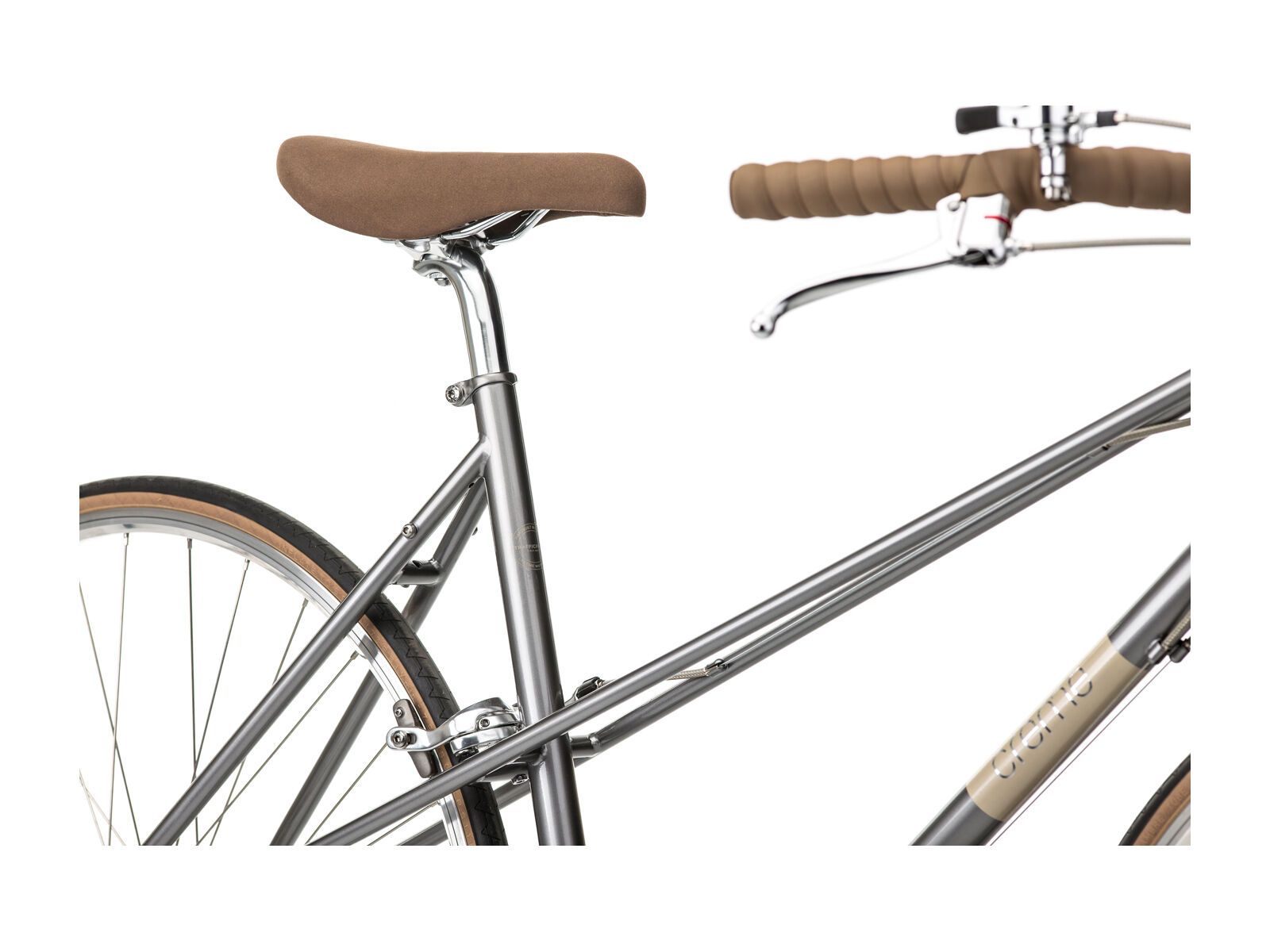 Creme Cycles Echo Mixte Doppio, silver - Bild 6