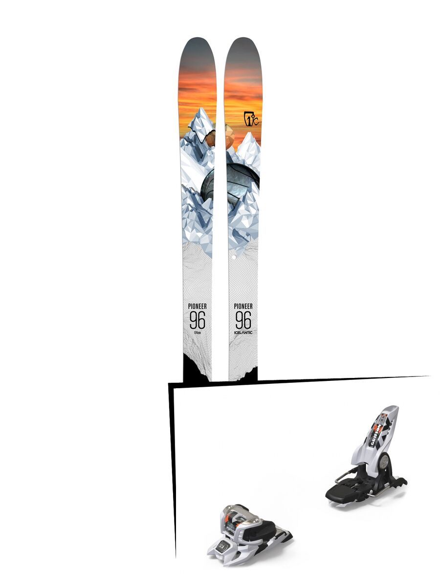 Set: Icelantic Pioneer 96 2018 + Marker Griffon 13 ID white - Bild 1