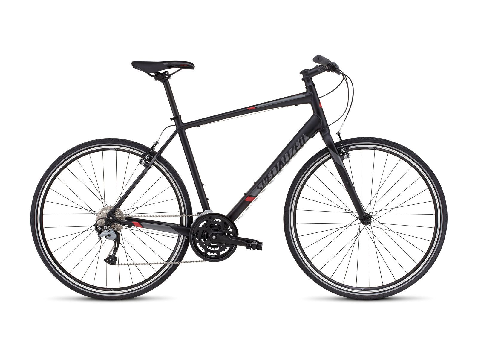 Specialized Sirrus Sport, black/satin black/red - Bild 1