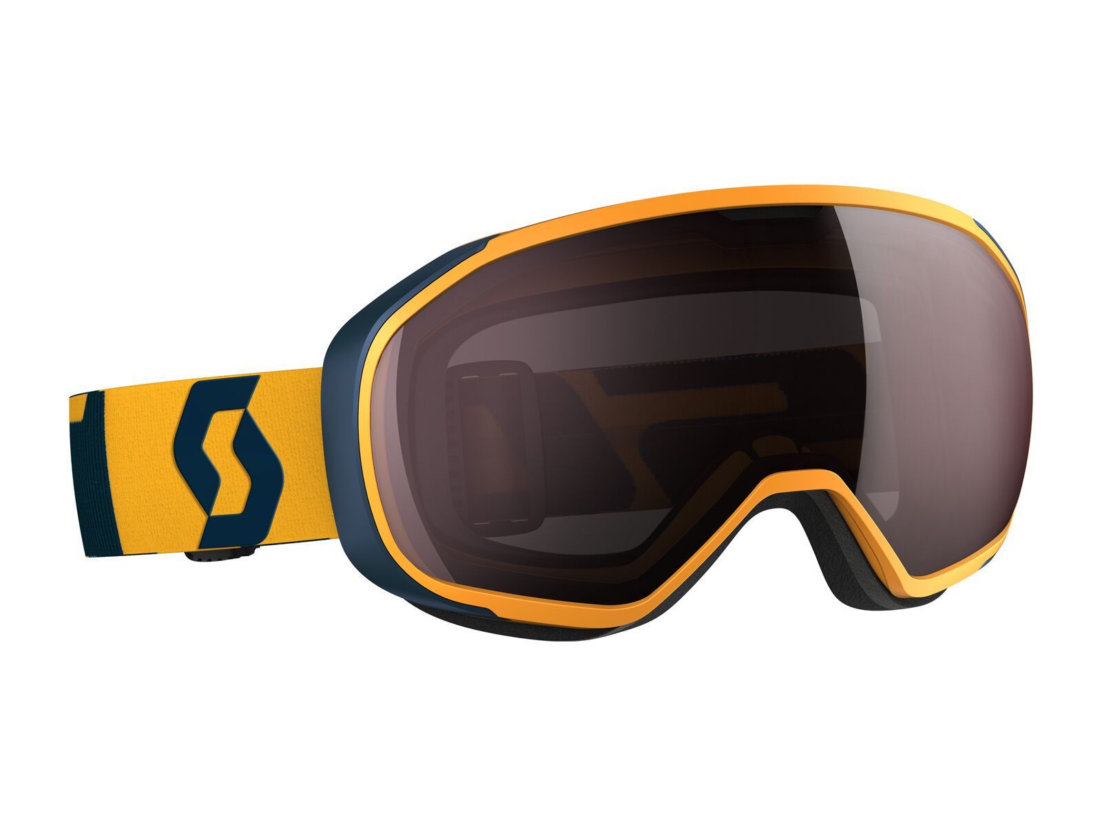 Scott Fix, citrus yellow coral blue/Lens: amplifier silver chrome - Bild 1