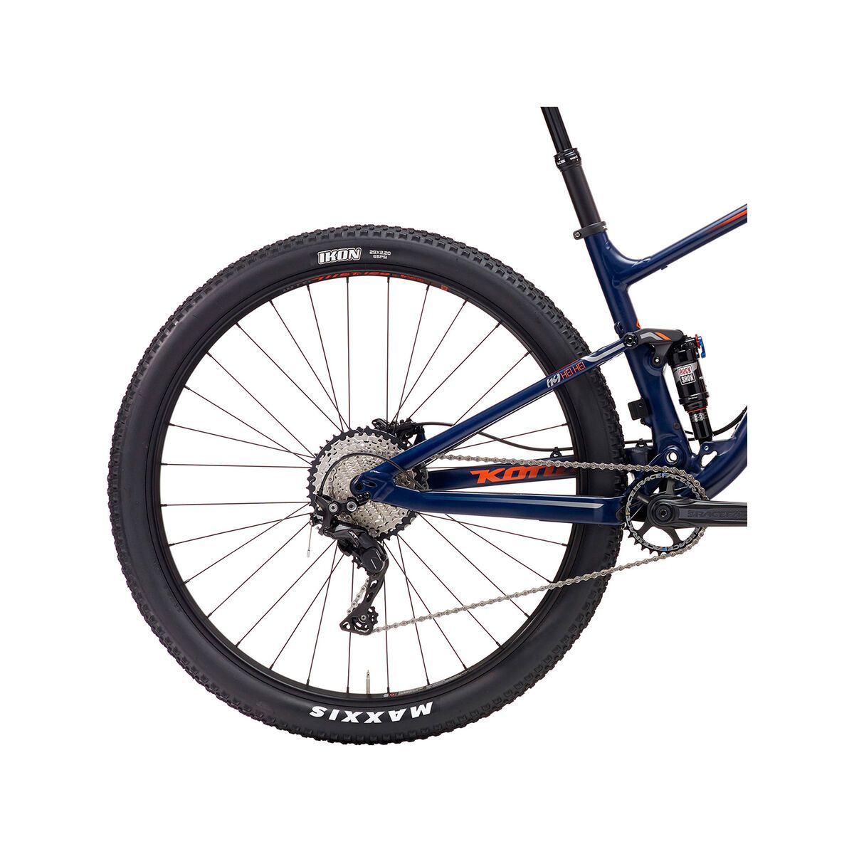 Kona Hei Hei, matt midnight blue/silver/orange - Bild 4