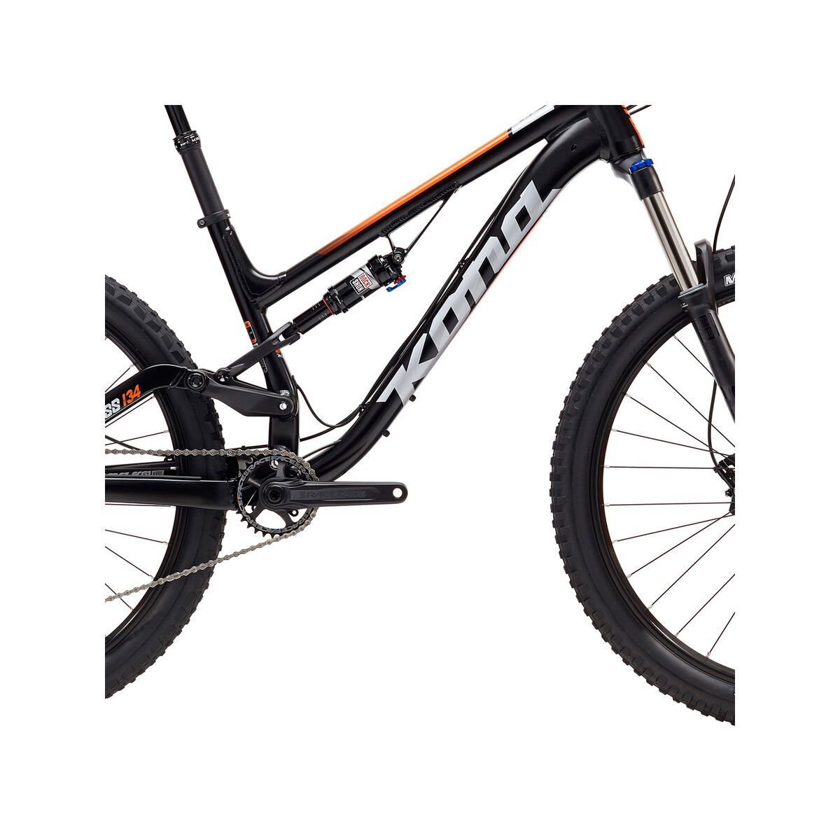 Kona Process 134, matt black/silver/orange - Bild 3