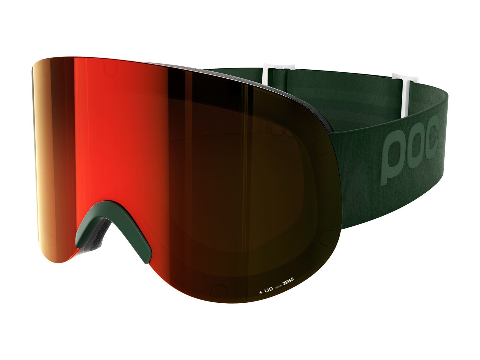 POC Lid, methane green/Lens: persimmon red mirror - Bild 1