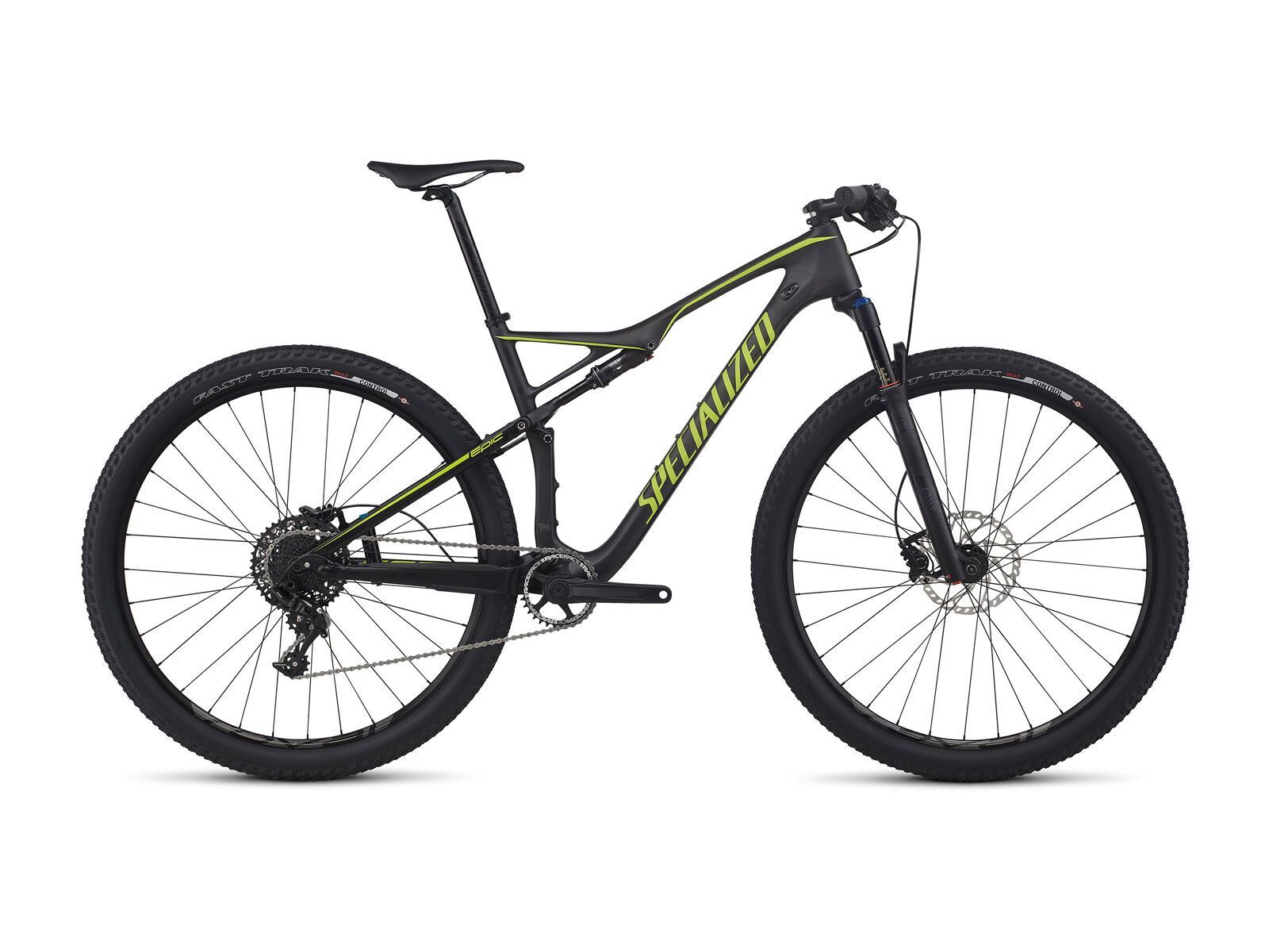 Specialized Epic FSR Comp Carbon World Cup 29, satin carbon/hyper green - Bild 1