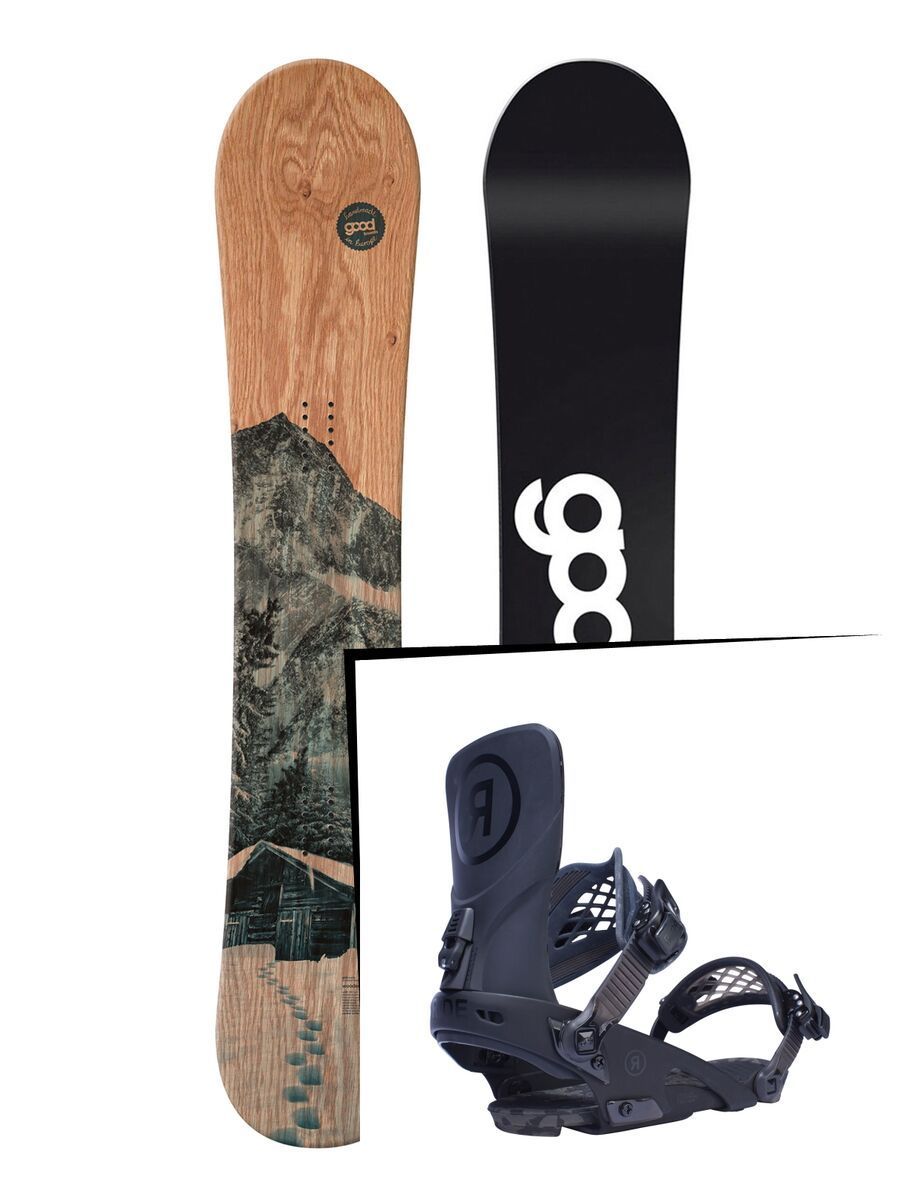 Set: goodboards Wooden 2017 + Ride LTD (1770150S) - Bild 1