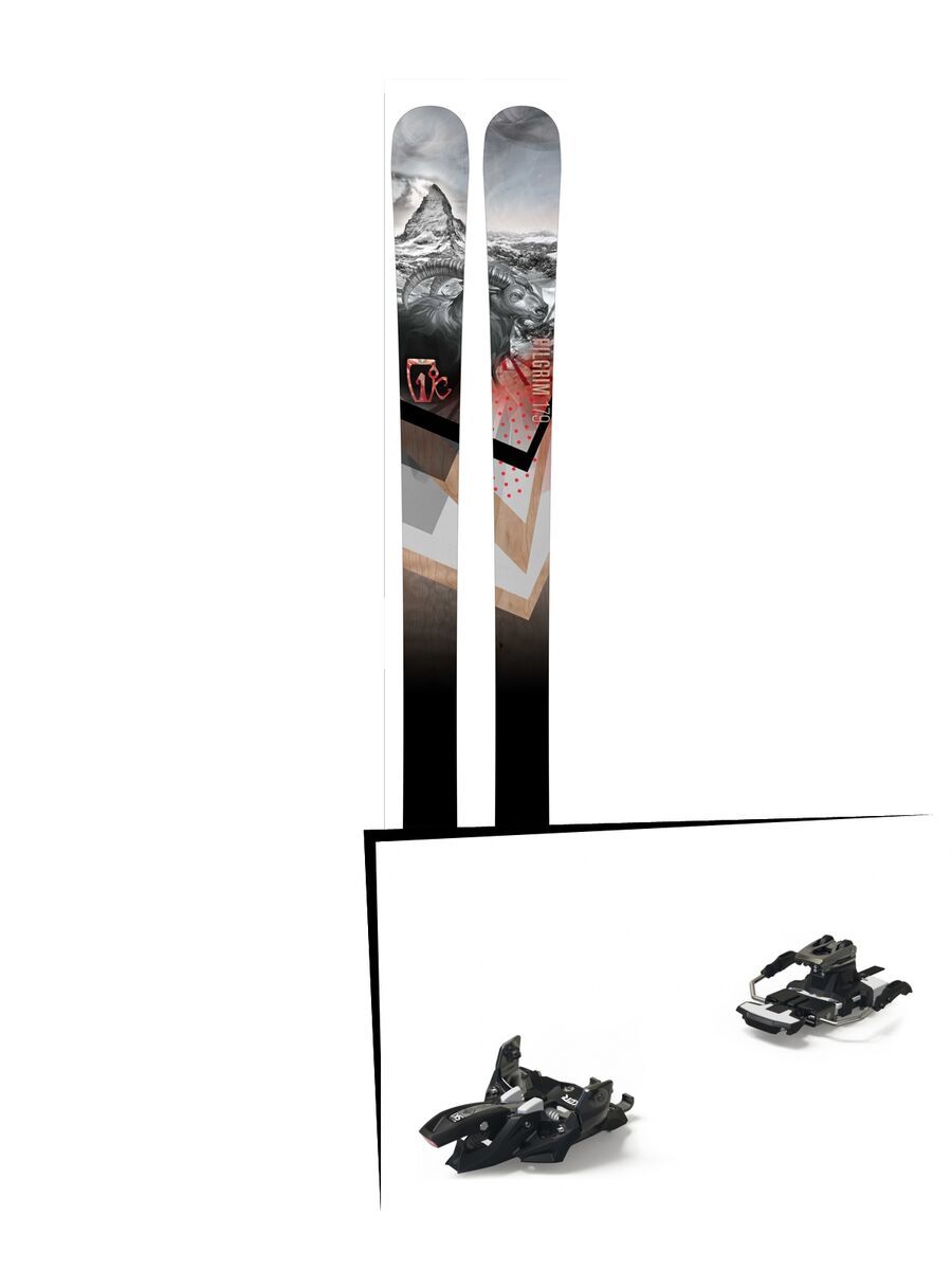 Set: Icelantic Pilgrim 2016 + Marker Alpinist 9 Long Travel (2319307) - Bild 1