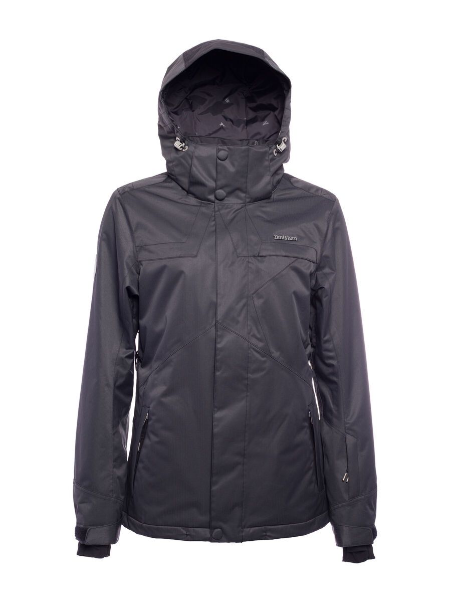 Zimtstern Snowy Herringbone, black - Bild 1