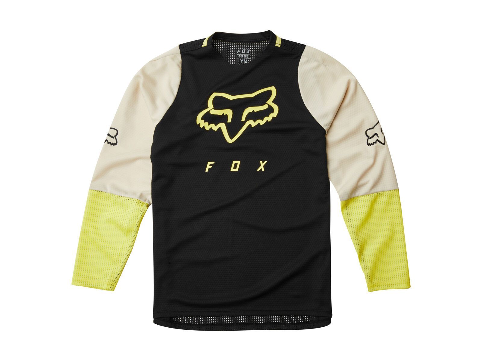Fox Youth Defend LS Jersey, black - Bild 1