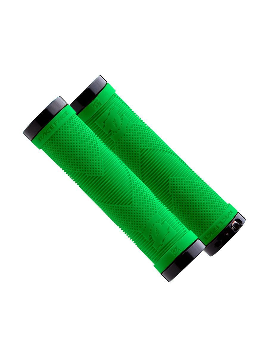 Race Face Sniper Lock-On Griffe, Doppelklemmung, green - Bild 1