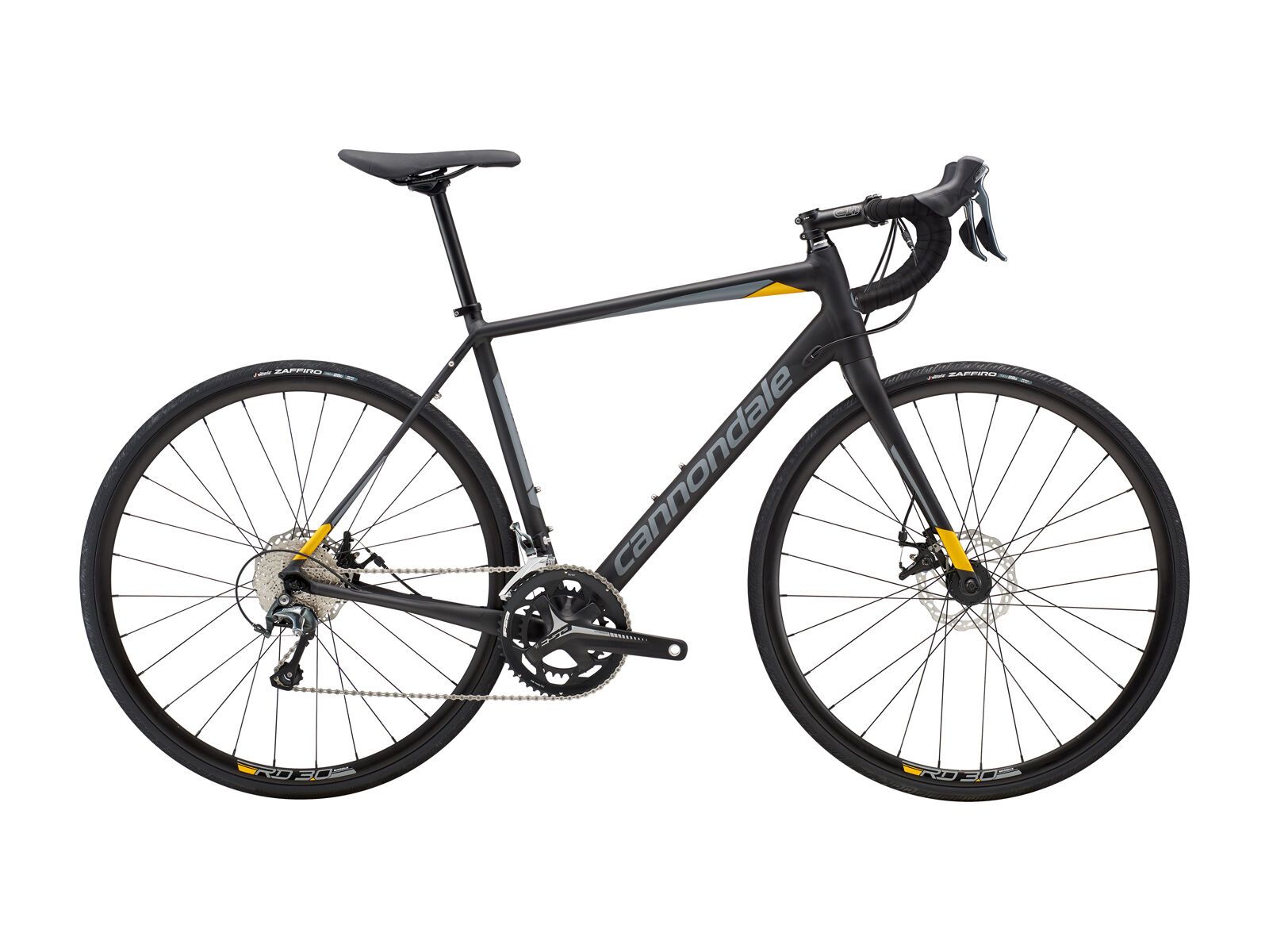 Cannondale Synapse Disc Tiagra, jet black w/ stealth gray and nitro - satin (NIT) - Bild 1