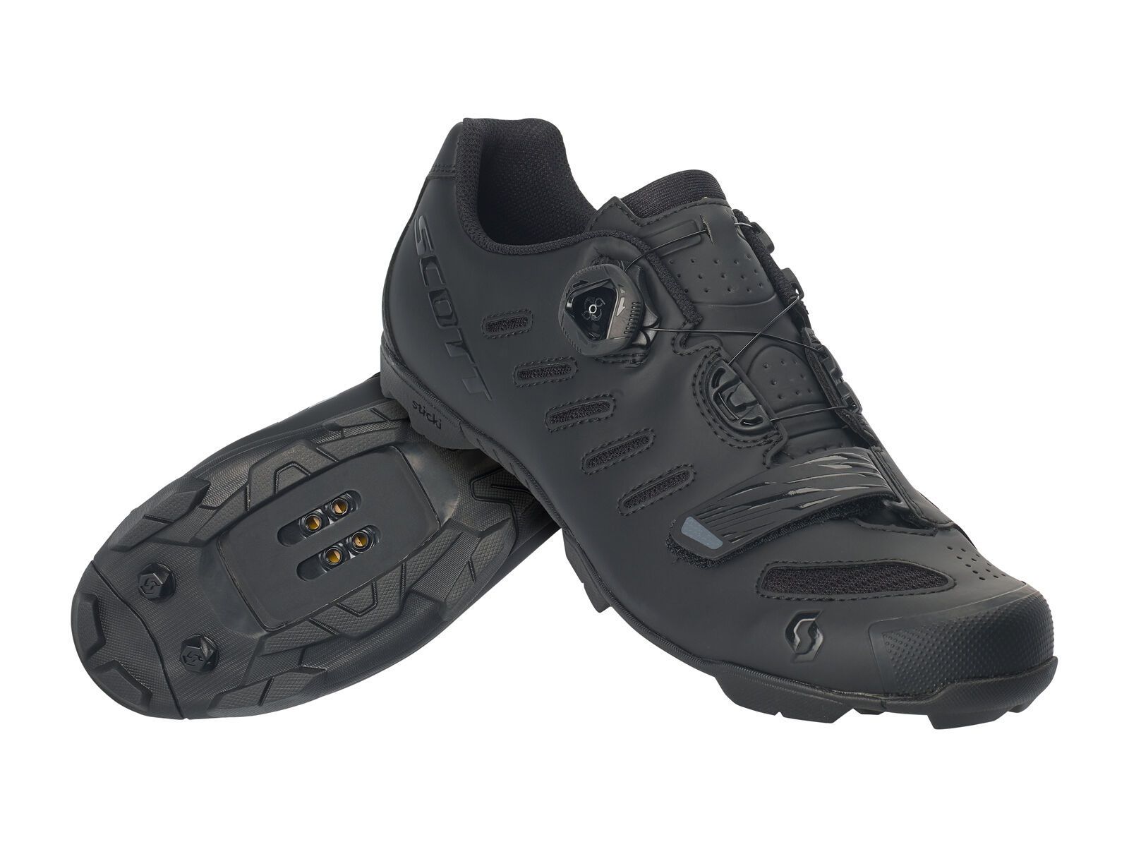 Scott MTB Team Boa Shoe, matt black/gloss black - Bild 2
